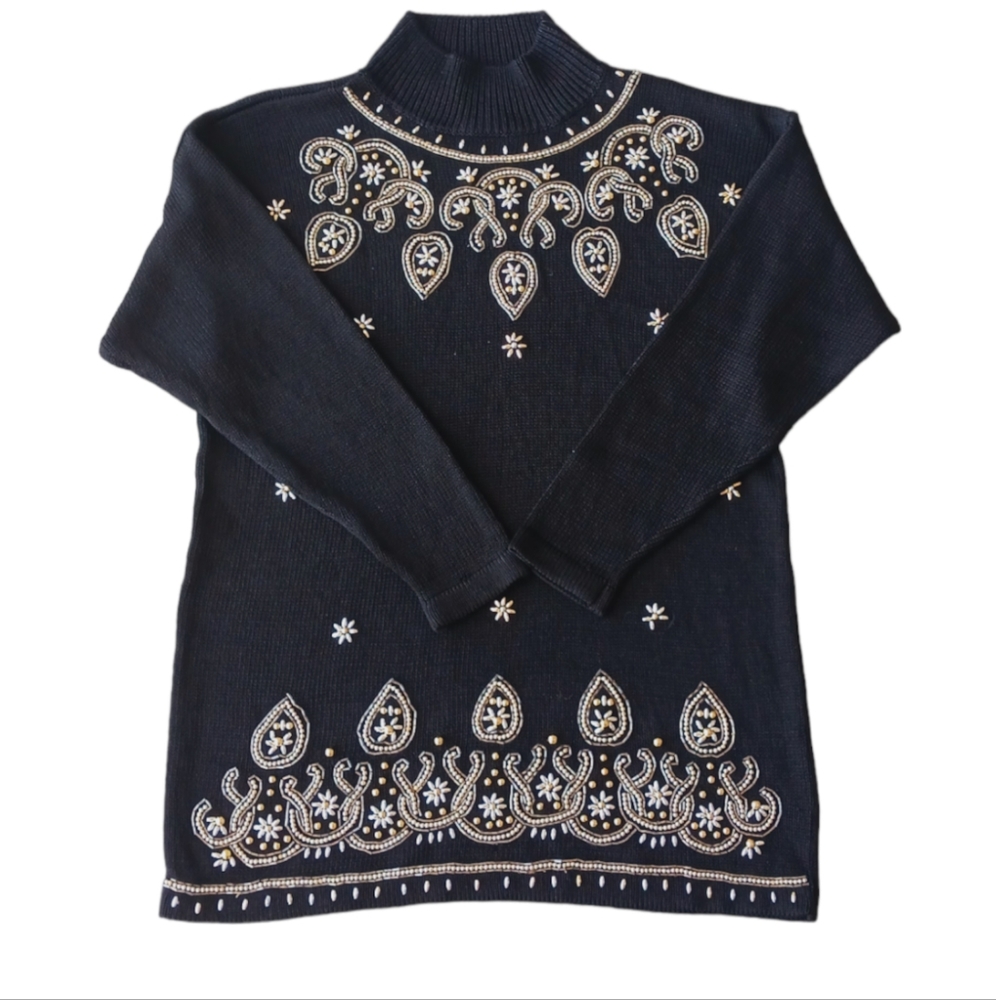 Beaded Victoria Jones sweater